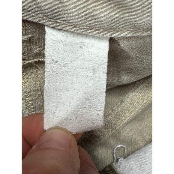 VTG RoughRider by Circle T Women's Tan Western Denim Jeans - Size 28x28 - Picture 7 of 8